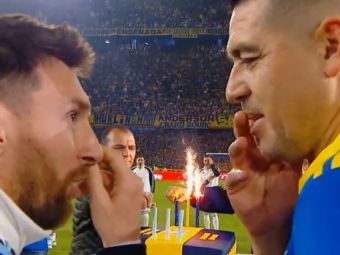 Fanii lui Boca Juniors, cerere inedită pentru &#39;rivalul&#39; Leo Messi! A jucat pe La Bombonera, la meciul retragerii idolului său, Riquelme&nbsp;