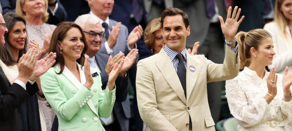 Roger Federer Terenul Central Wimbledon 2023