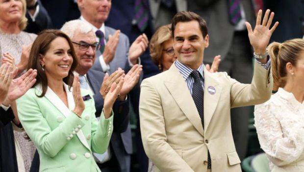 
	Roger Federer s-a întors la Wimbledon! Cum a fost primit pe Terenul Central, lângă Prințesa de Wales
