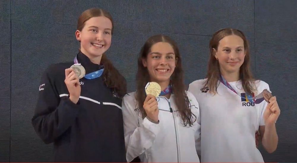 Campionatele Europene de înot: minunea de 14 ani Daria Silișteanu, pe urmele lui David Popovici! Avem primele medalii și un nou record doborât_2