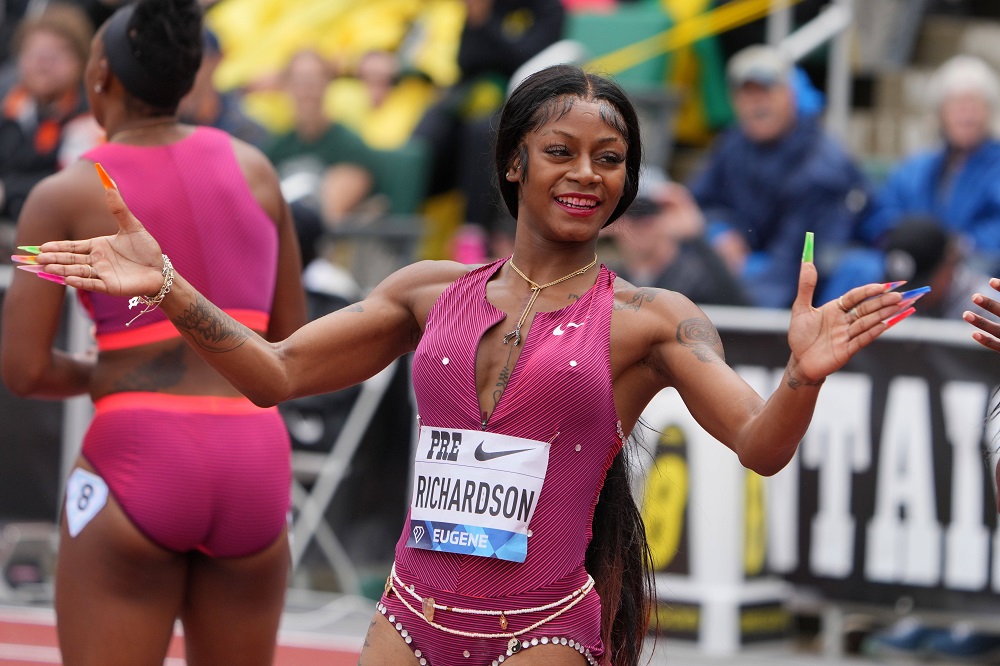 Extravaganta Sha'Carri Richardson a stabilit cea mai bună performanță mondială a sezonului la 100 de metri!_24