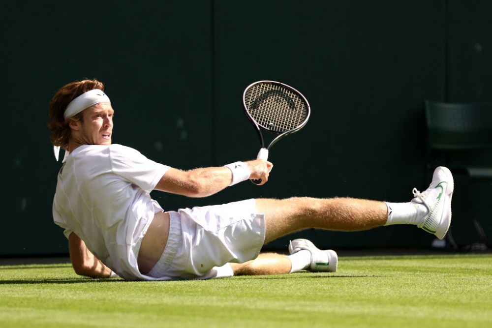Rublev a reușit imposibilul pe iarba de la Wimbledon! Adversarul său a crezut că a câștigat punctul _8