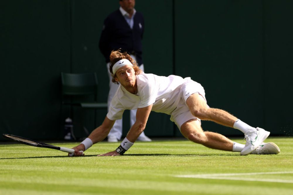 Rublev a reușit imposibilul pe iarba de la Wimbledon! Adversarul său a crezut că a câștigat punctul _9