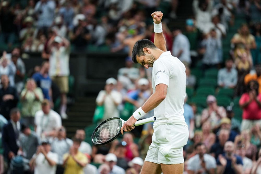 Djokovic nu tremură! Îl bate pe Rublev în patru seturi și rămâne neînvins pe Terenul Central de la Wimbledon, de peste 10 ani_3