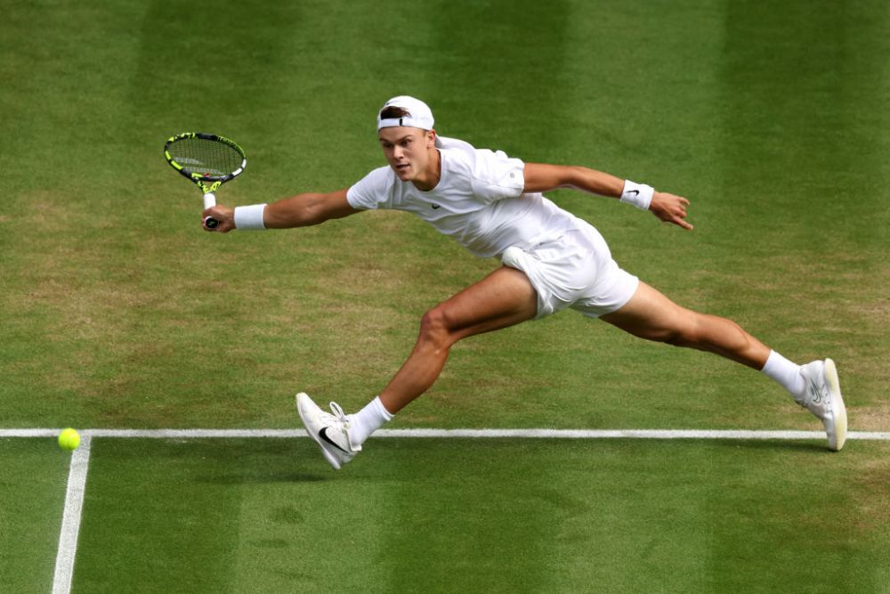 Tenis Next Gen: punctele miraculoase jucate de Rune și Alcaraz în primul set al sfertului de finală de la Wimbledon_25
