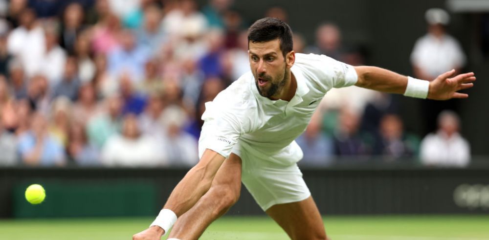 Djokovic „alunecă” în a noua finală a carierei, la Wimbledon: l-a bătut pe Sinner în minimum de seturi_4