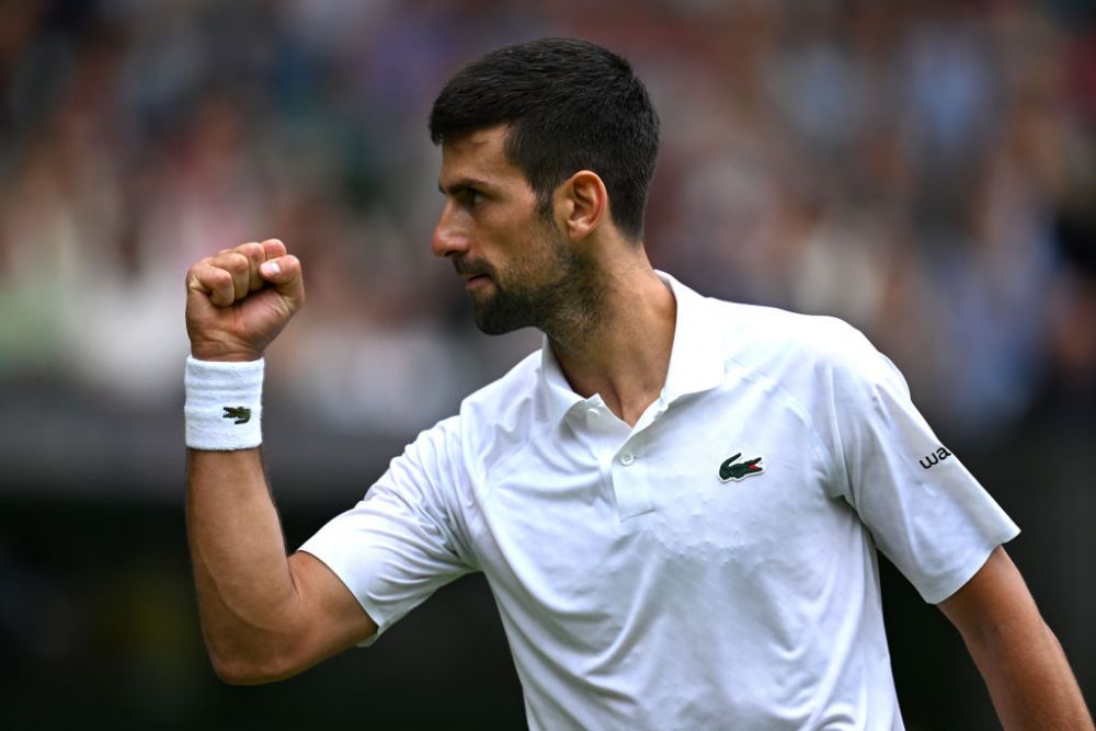 Djokovic „alunecă” în a noua finală a carierei, la Wimbledon: l-a bătut pe Sinner în minimum de seturi_9