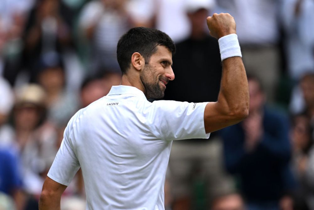 Djokovic a luat publicul britanic peste picior, în semifinala turneului de la Wimbledon. Reacția memorabilă a sârbului_19