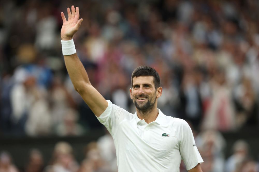 Djokovic a luat publicul britanic peste picior, în semifinala turneului de la Wimbledon. Reacția memorabilă a sârbului_10
