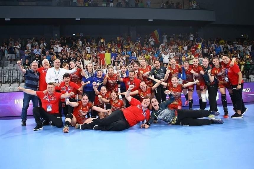 România - Portugalia 39- 32 | România, bronz la Europeanul U19 de handbal feminin! Tricolorele și-au luat revanșa cu portughezele _1