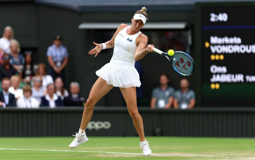 Ce făcea sora mai mică a Marketei Vondrousova, cu doar câteva secunde înainte de încheierea finalei Wimbledon 2023_8