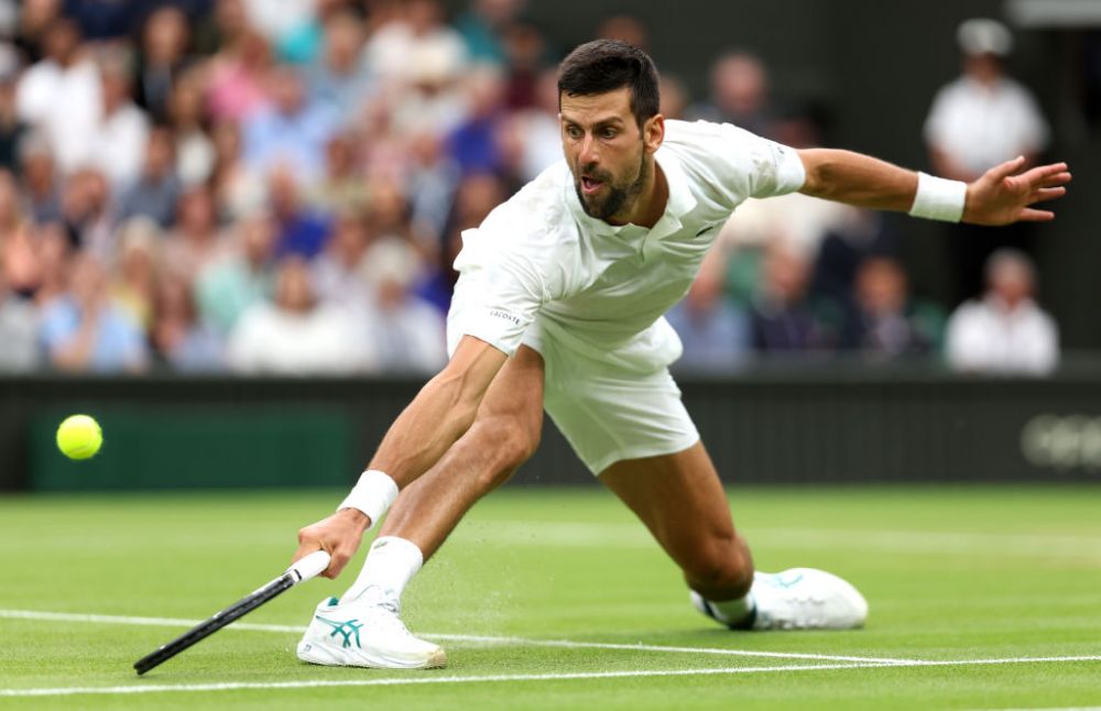 Show în primul set al finalei Wimbledon: Djokovic și Alcaraz au ridicat în picioare spectatorii_13