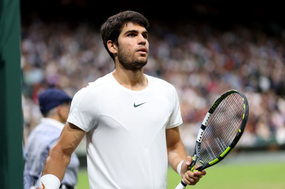 Show în primul set al finalei Wimbledon: Djokovic și Alcaraz au ridicat în picioare spectatorii_25