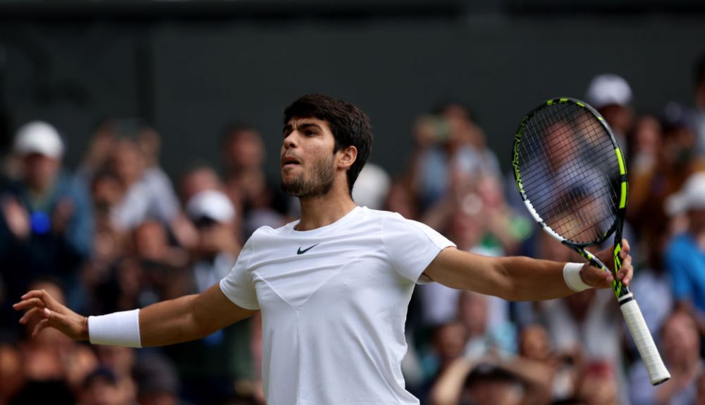 Show în primul set al finalei Wimbledon: Djokovic și Alcaraz au ridicat în picioare spectatorii_27