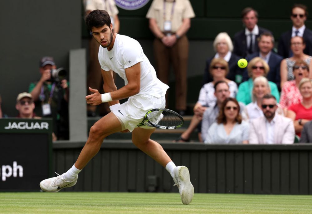 Show în primul set al finalei Wimbledon: Djokovic și Alcaraz au ridicat în picioare spectatorii_32