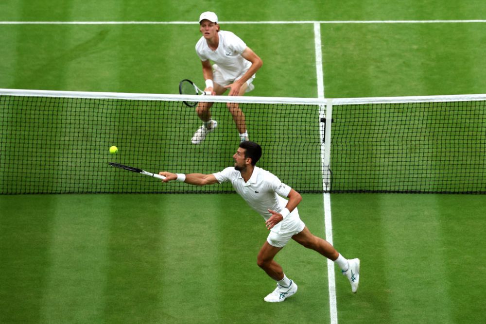 Show în primul set al finalei Wimbledon: Djokovic și Alcaraz au ridicat în picioare spectatorii_5
