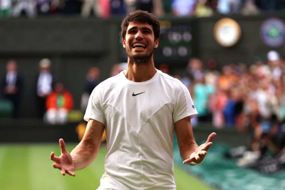 Ce i-a transmis Alcaraz lui Djokovic, în discursul de campion al turneului de la Wimbledon, ținut sub privirile Regelui Spaniei_6