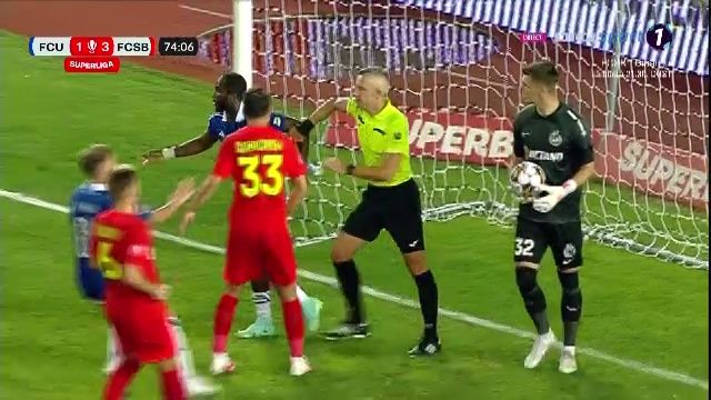 Penalty cum rar se vede și scandal! Ce a făcut Sidibe în FC U Craiova - FCSB_6