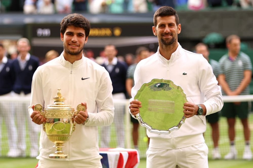 Djokovic se înclină în fața noului campion Wimbledon: „Alcaraz are ce e mai bun din jocul lui Federer, Nadal și al meu” _1