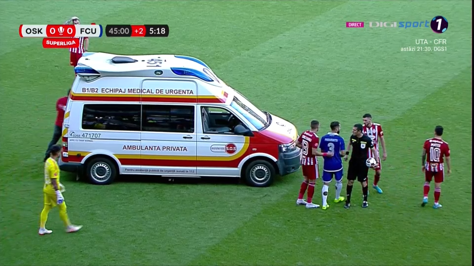 Momente jenante la Sfântu Gheorghe! Accidentat, Rodriguez a fost dat jos de pe targă, deoarece nu a putut fi urcată în ambulanță_12