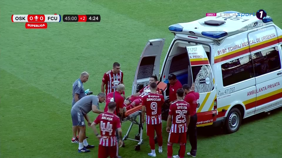 Momente jenante la Sfântu Gheorghe! Accidentat, Rodriguez a fost dat jos de pe targă, deoarece nu a putut fi urcată în ambulanță_3