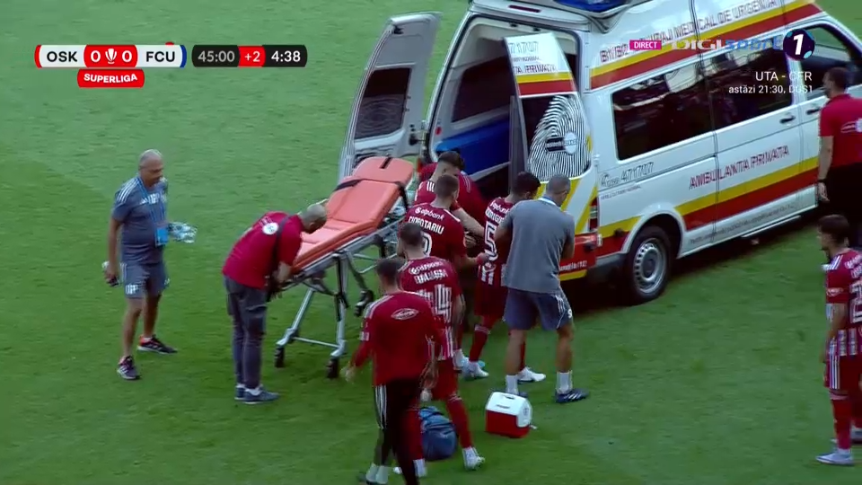 Momente jenante la Sfântu Gheorghe! Accidentat, Rodriguez a fost dat jos de pe targă, deoarece nu a putut fi urcată în ambulanță_9