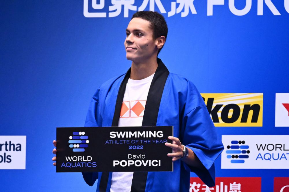 David Popovici, premiat la Campionatul Mondial de la Fukuoka. Declarație interesantă înaintea debutului competiției_1