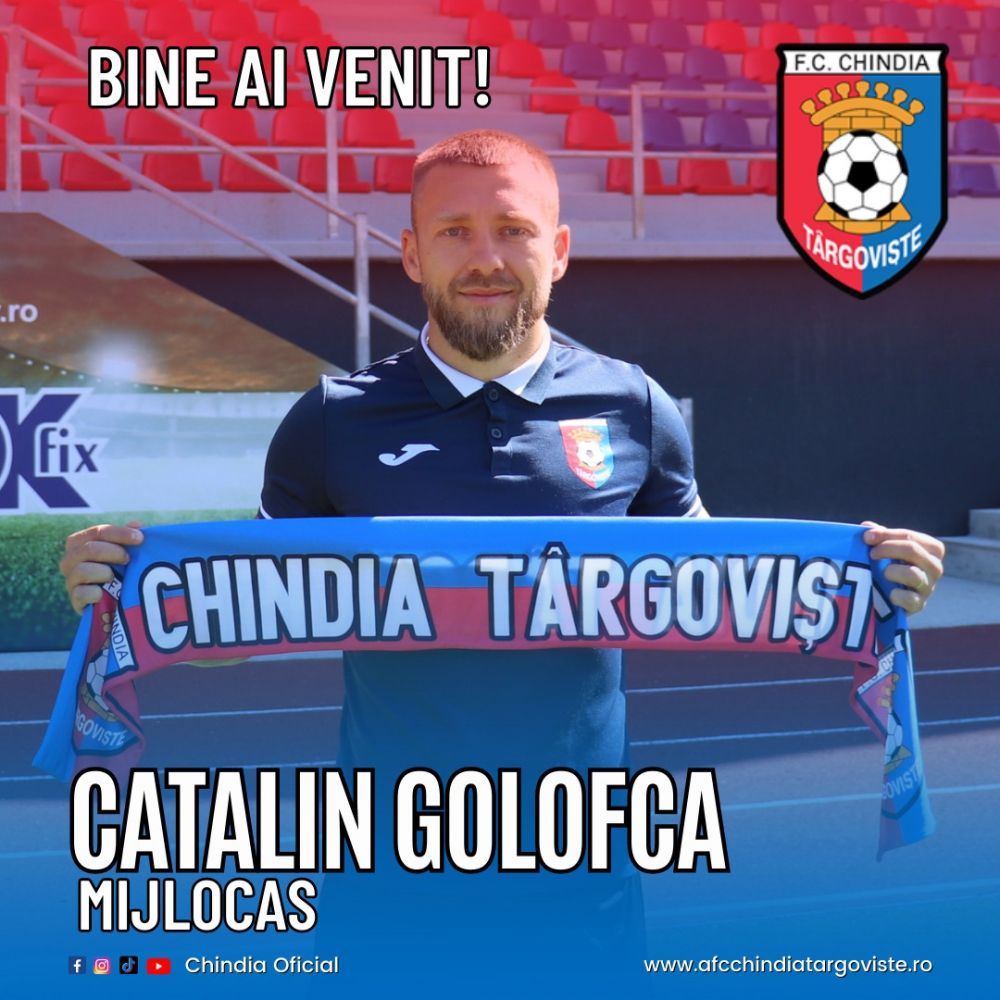 Chindia Târgoviște a transferat un atacant trecut pe la Juventus Torino și un fost jucător de la FCSB și CFR Cluj!_1