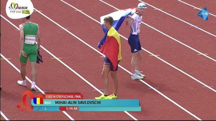 AUR pentru România la FOTE 2023, câștigat de Alin Şavlovschi! Atletul din Tulcea a obținut titlul la 2000 m obstacole_1