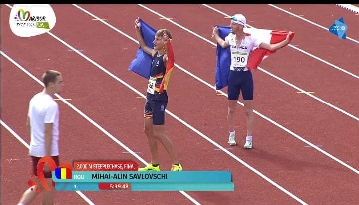 AUR pentru România la FOTE 2023, câștigat de Alin Şavlovschi! Atletul din Tulcea a obținut titlul la 2000 m obstacole_5