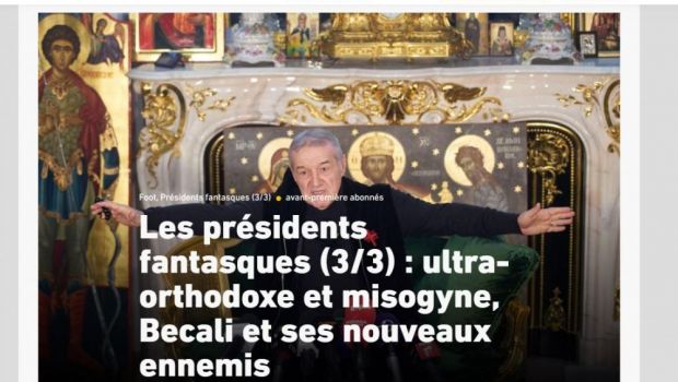 L&#39;Equipe: &bdquo;Ultra-ortodox și misogin, Becali și noii săi dușmani!&rdquo; Francezii l-au analizat pe patronul FCSB&nbsp;