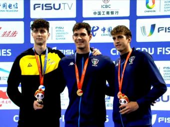 
	David Popovici îi motivează! Medalie de argint pentru românul Andrei Anghel la Jocurile Mondiale Universitare
