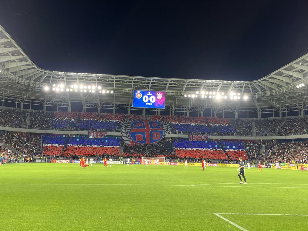 Galeria FCSB, banner cu venin îndreptat către CSA Steaua, la primul meci de la revenirea în Ghencea_4