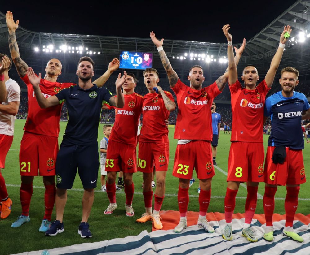 Bucurie dezlănțuită în Ghencea! Cum au celebrat jucătorii, oficialii și fanii FCSB, după victoria cu CFR Cluj_16