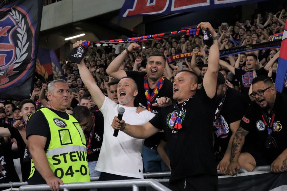 Bucurie dezlănțuită în Ghencea! Cum au celebrat jucătorii, oficialii și fanii FCSB, după victoria cu CFR Cluj_20