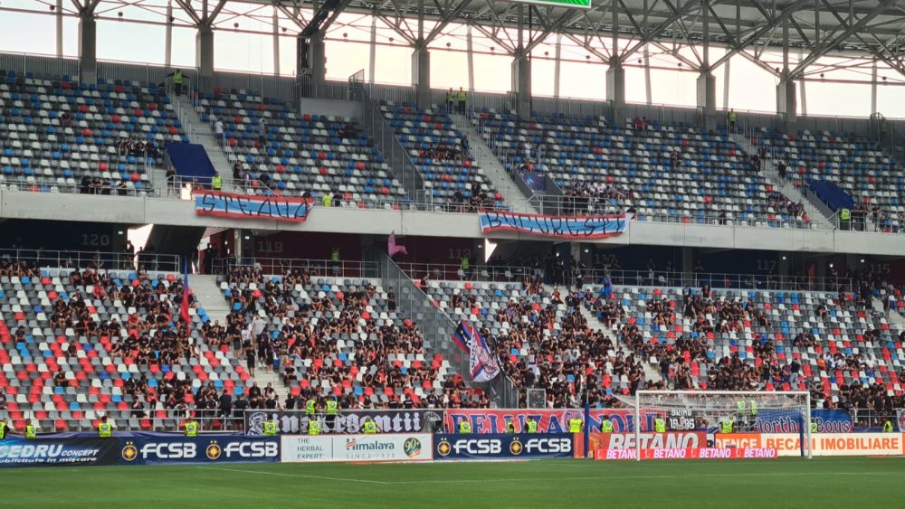 Galeria FCSB a afișat în Ghencea un banner cu venin îndreptat spre CSA Steaua_2