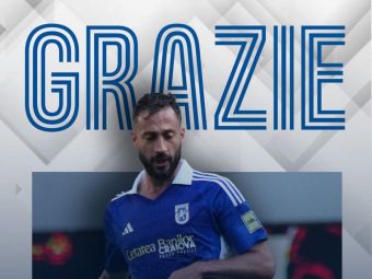 
	Ciao, Lorenzo! FC U Craiova i-a reziliat azi contractul fundașului italian Lorenzo Paramatti

