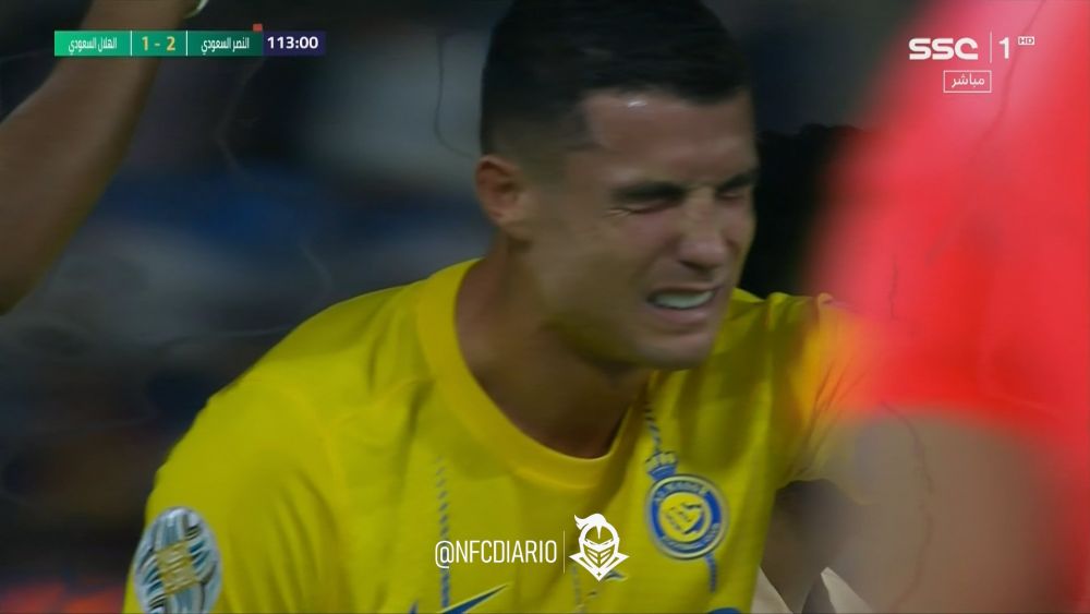 Cristiano Ronaldo, în lacrimi: accidentare la meciul care i-a adus primul trofeu la Al Nassr_1