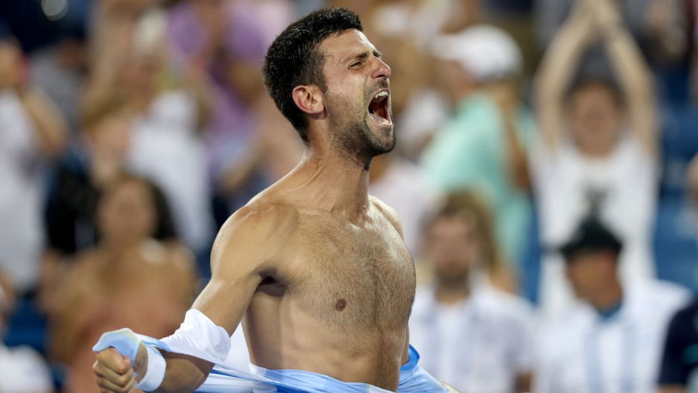 „Nole” și-a rupt tricoul, ca pe vremuri! Punctele nebune ale finalei Djokovic - Alcaraz, de la Cincinnati_8