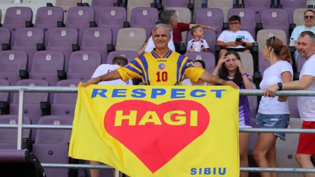 
	Cel mai mare fan Hagi, singur printre rapidiști la meciul Rapid - Farul!
