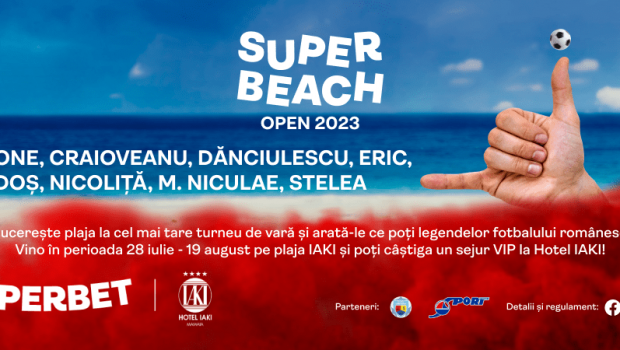 
	(P) SUPERBEACH OPEN 2023. Cine va câștiga turneul final din 26 august de pe plaja IAKI din Mamaia?
