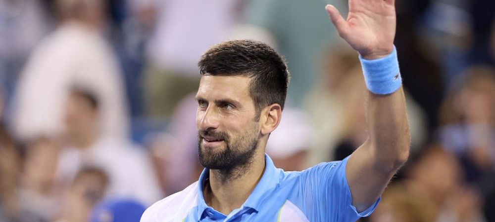 Novak Djokovic Djokovic imita US Open 2023