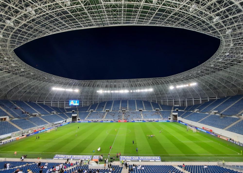 Cum arată tribunele din Craiova, înainte de FCU - Rapid București_1