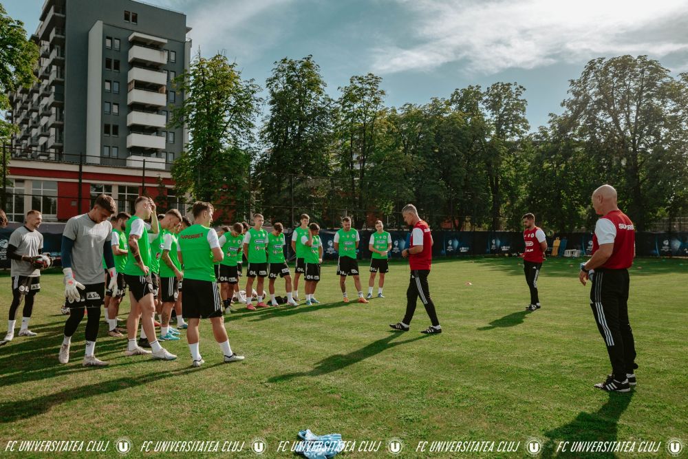 Primele imagini de la antrenamentul condus de Ioan Ovidiu Sabău la U Cluj_2