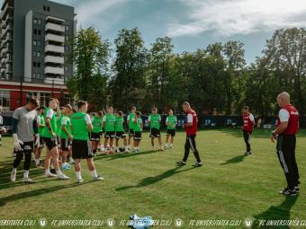 
	Primele imagini de la antrenamentul condus de Ioan Ovidiu Sabău la U Cluj
