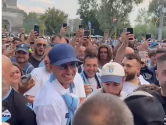 
	Baie de mulțime! Fanii lui Lazio s-au călcat în picioare pentru o poză cu Ștefan Radu
