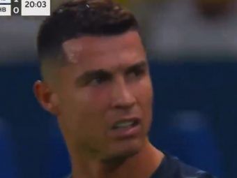 
	Cristiano Ronaldo a răbufnit după o decizie inexplicabiă a arbitrului: &quot;Mereu sunteți împotriva mea!&quot;
