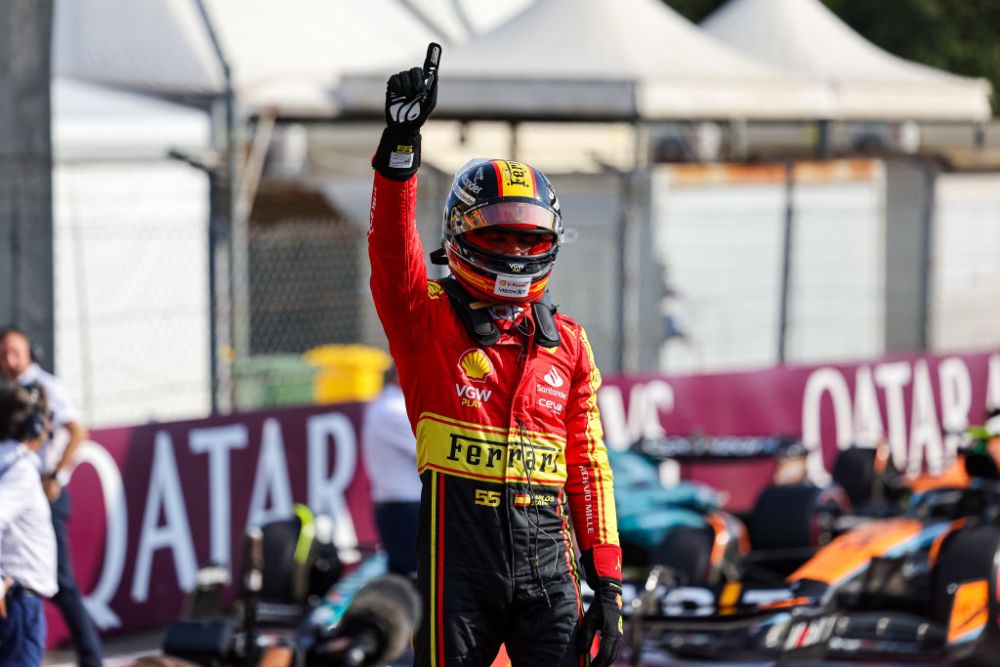 Ferrari Show la Monza! Carlos Sainz i-a 'furat' pole-ul lui Max Verstappen în Marele Premiu al Italiei _2