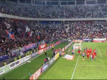 
	Bucurie fără margini, după victoria din Ghencea! Jucătorii FCSB s-au bucurat alături de fani la finalul partidei
