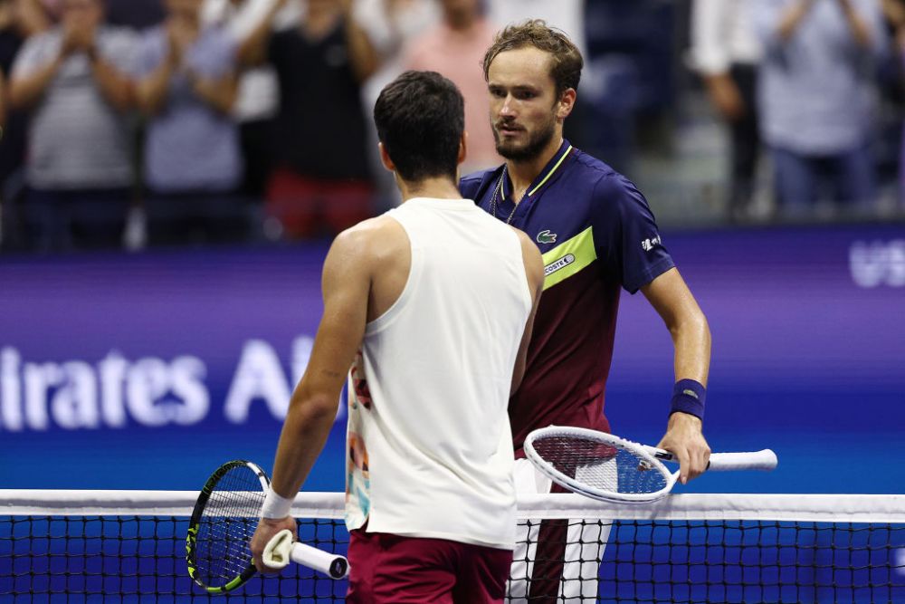 Daniil Medvedev - Novak Djokovic, finala US Open 2023! Reacția lui Alcaraz, după eșecul din semifinale_9